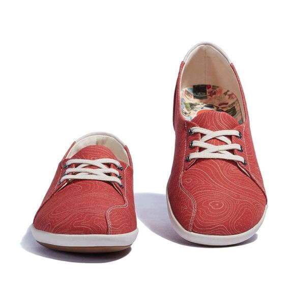 UIN Women's Flats Slip On Casual Comfort Loafers (Burnt Ochre Illetes II) - Picture 4 of 8